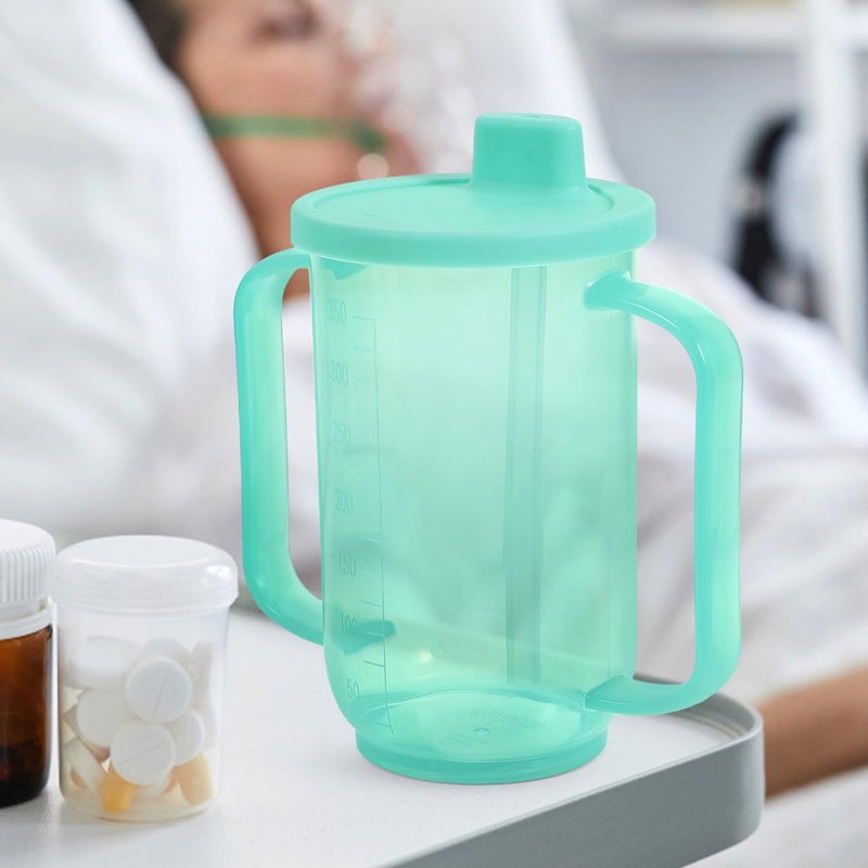Spill Proof Sippy Cup For Elderly Disabled Patients Easy Carry Drinking Aid - Image 5