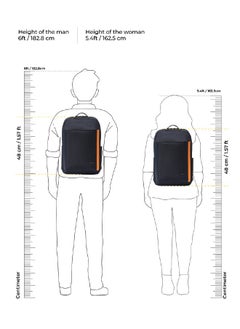 Mokobara MOKOBARA The Autopilot Backpack Fits 15.6 Inch Laptop, 35L Capacity Premium Durable Nylon and Vegan Leather Black Unisex Multipurpose Laptop Backpack | Ideal for Office, Travel, School (Headspace Sunray)  - Image 5