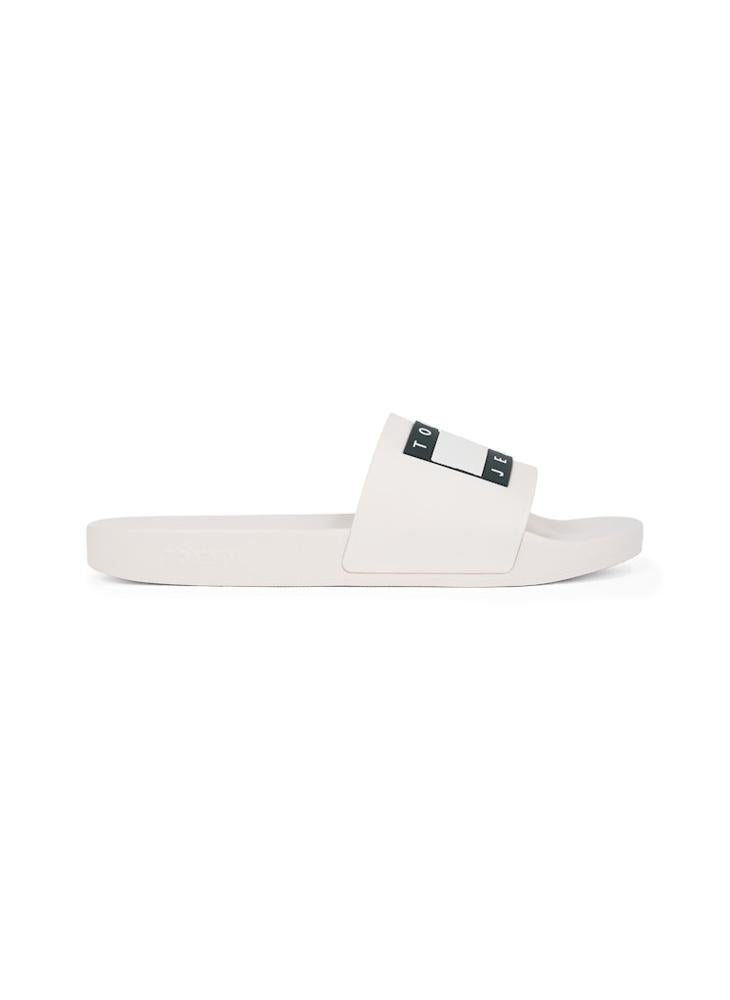 TOMMY JEANS ESSENTIAL BEACH SLIDES WITH EMBOSSED LOGO  - Image 1
