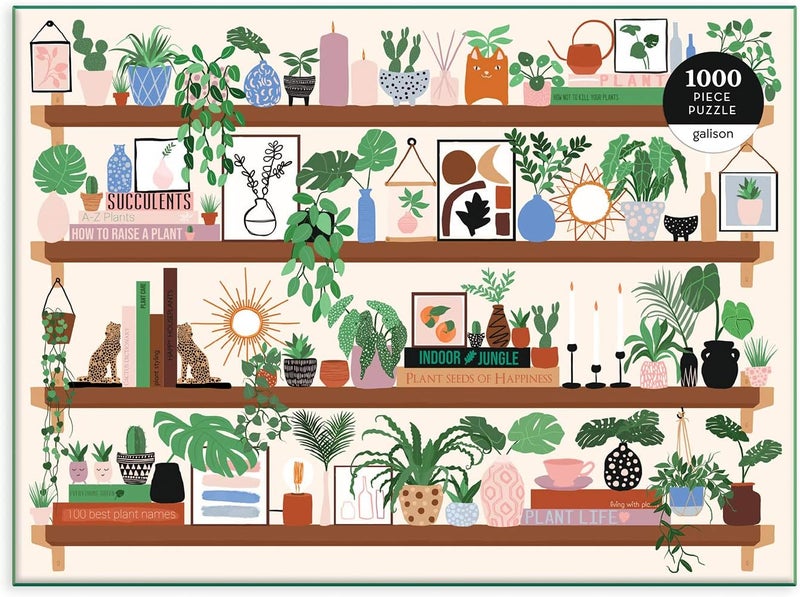 Galison Plant Shelfie 1000 Piece Puzzle - Image 2