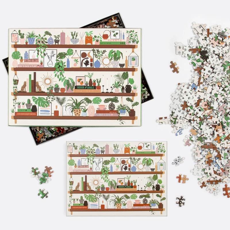 Galison Plant Shelfie 1000 Piece Puzzle - Image 4