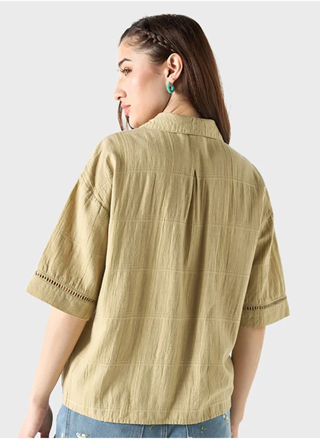 لي كوبر Embroidered Button Down Shirt