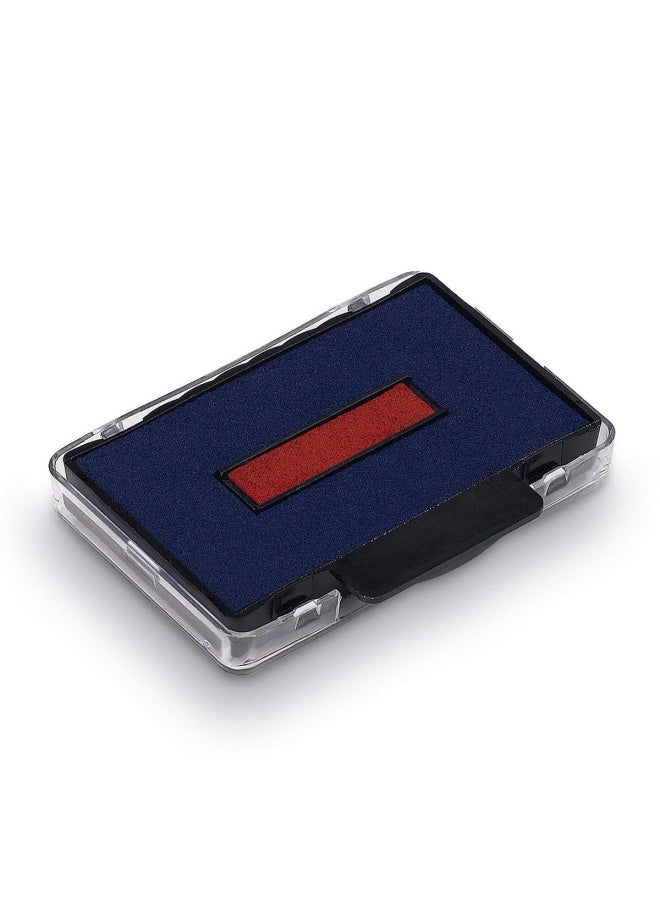 5440 Professional Date Stamp Ink Pad Model 6 53 2 Color red Blue Item 74515