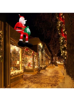 AUTOYSUR 8FT Inflatable Christmas Decoration Outdoor, Inflatable Santa Decoration Outdoor with Gift Bag, IP44 Weatherproof Santa Claus Inflatable with LED Lighting Fan for Lawn Yard Outdoor (F)  - Image 4