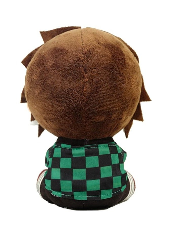 general Demon Slayer Anime Plush Doll Toy, Cute Seated Tanjiro Plush Filled Doll Ornaments, Anime Fan Gifts, Kids Boy & Girl Gifts 20cm - Image 3