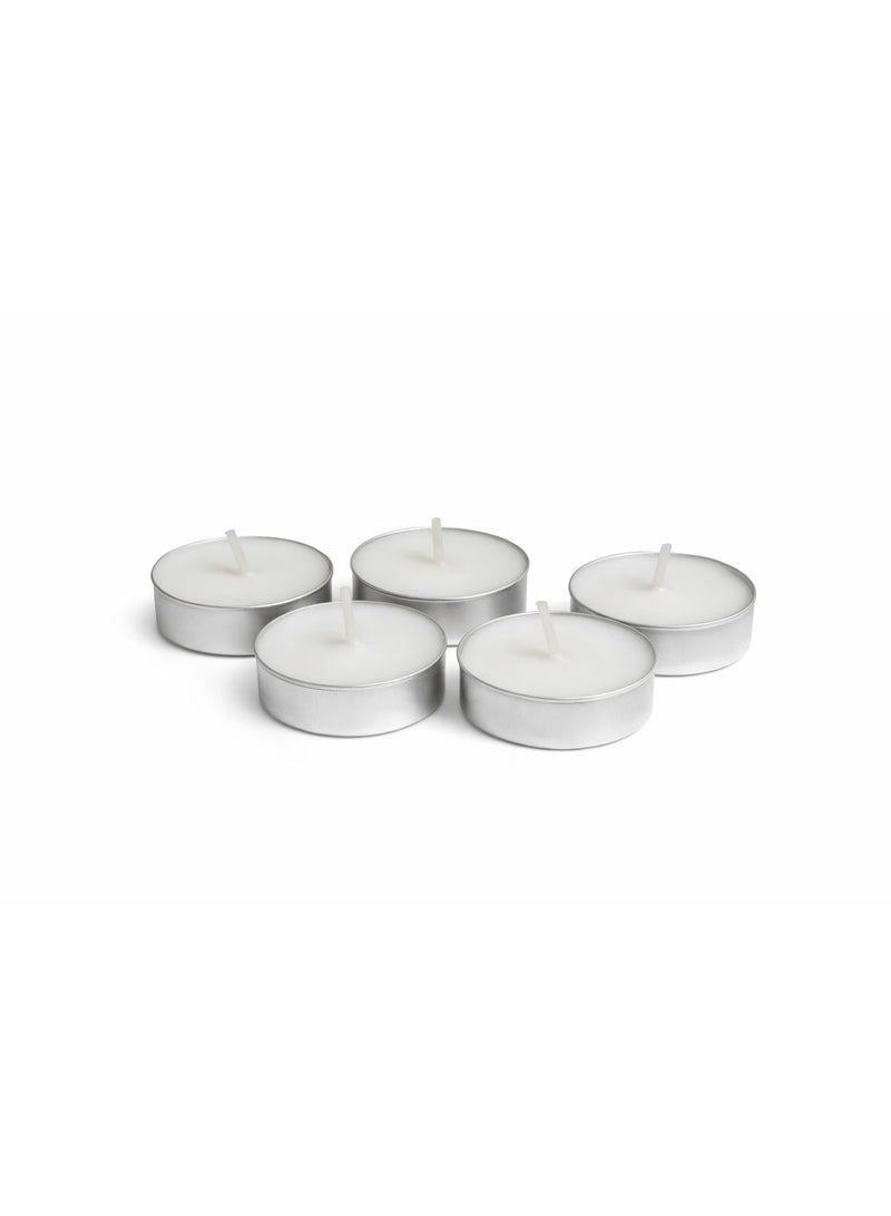 2-Tier Modern Porcelain Diffuser Set - 4pcs Natural Wax Melts (Sweet Coconut) & 4 Tea light Candles - Luxury Gift - Image 4