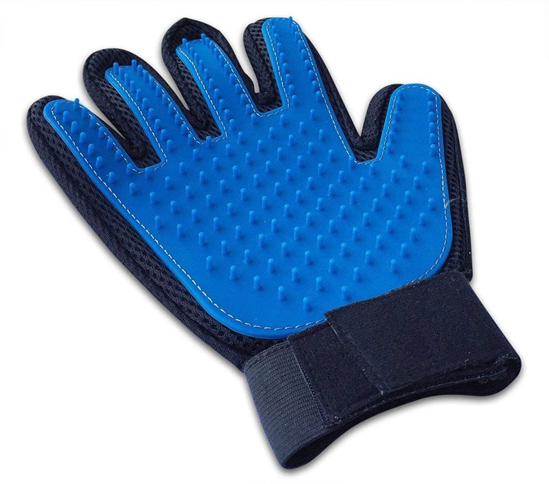 BLAPOXE Pearl ACE Cleaning Hair Brush Comb Animal Massage Hair Removal Dog Grooming True Touch Shedding Brush Bath Gloves. - Image 1