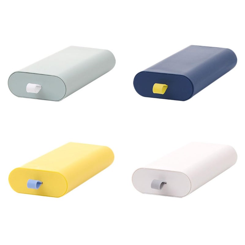 Under Desk Storage Drawer Organizer 4pcs Set Hidden Sticky Hanging Stationery Box For Office Home Workspace - Image 2