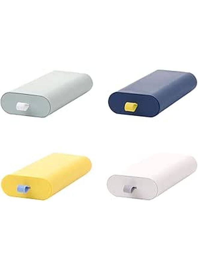 Under Desk Storage Drawer Organizer 4pcs Set Hidden Sticky Hanging Stationery Box For Office Home Workspace - Image 1