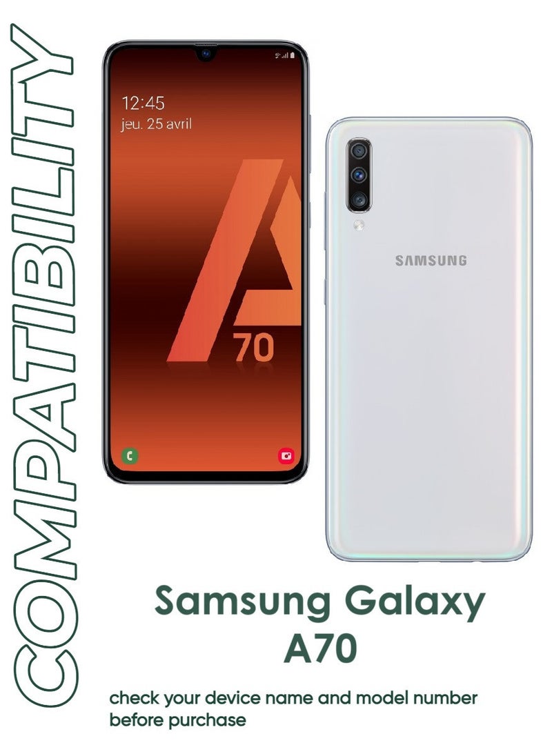 ACLIX 2 Pieces Antistatic ESD Dustproof Premium Quality High Definition Tempered Glass Screen Protector Designed For Samsung Galaxy A70 - Image 3