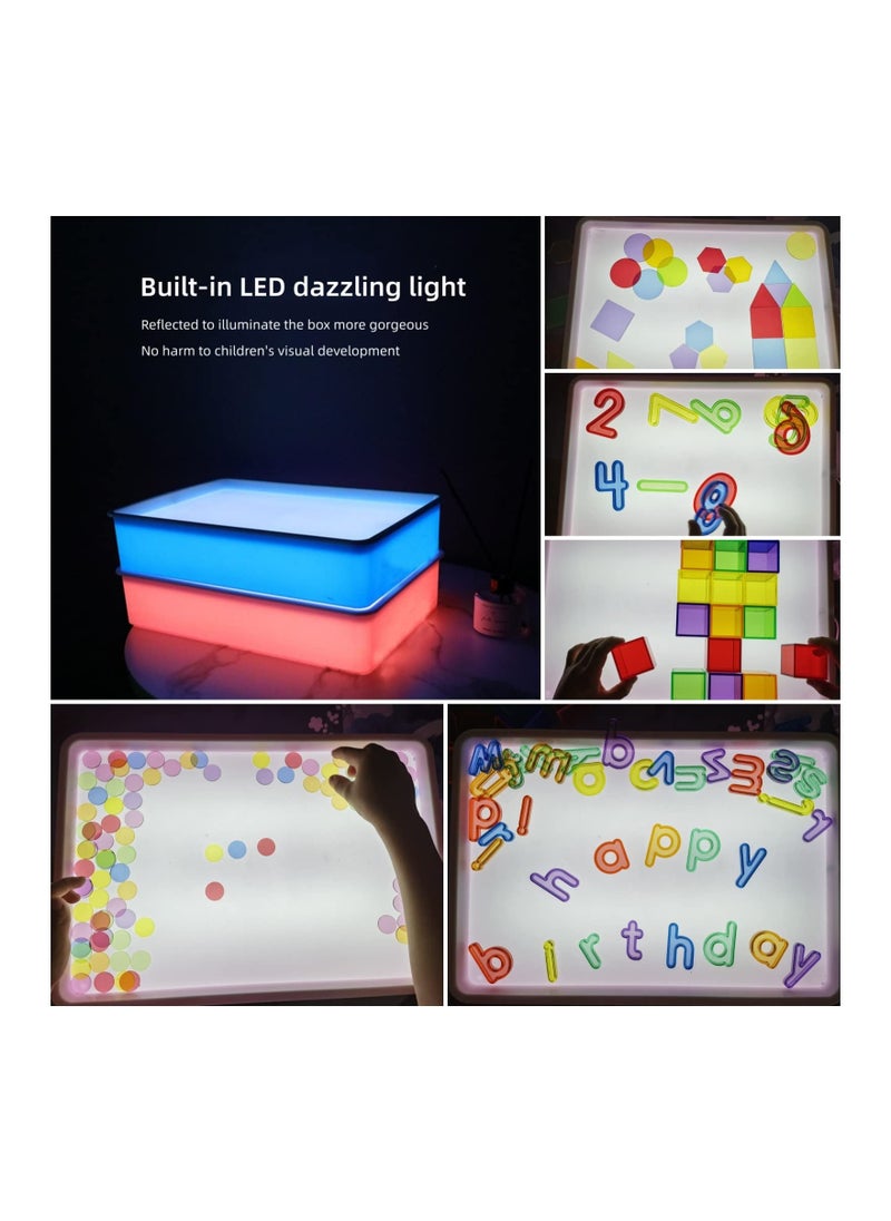 Y&D 16Inch Sand Painting Light Box, Art Kits for Kids, Table Toys, Holiday, Birthday Gifts Boys Girls (Pink)  - Image 2