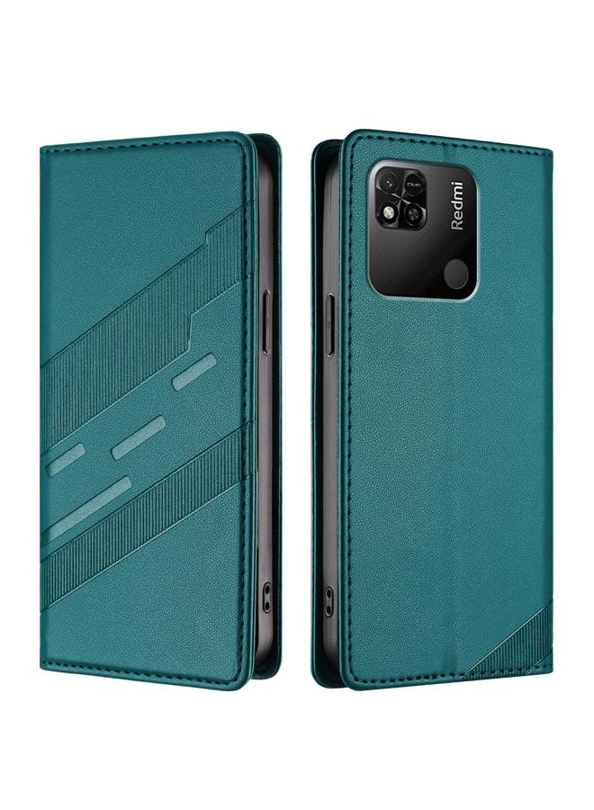 S-TOP Case For Redmi 10A / 9C Embossed Multi-functional Wallet Retro Leather Phone Case - Image 2