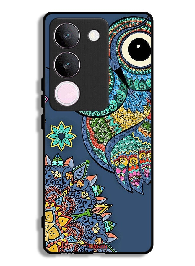 Tolwak vivo V29 Protective Case Cover Floral Owl - Image 1