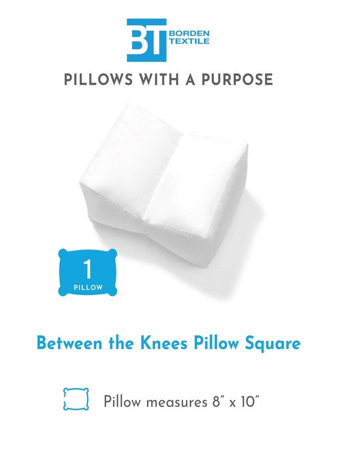 PILLOWS WITH A PURPOSE Between The Knees Pillow Square Hypoallergenic Knee Positioning Wedge Pillow - Image 2