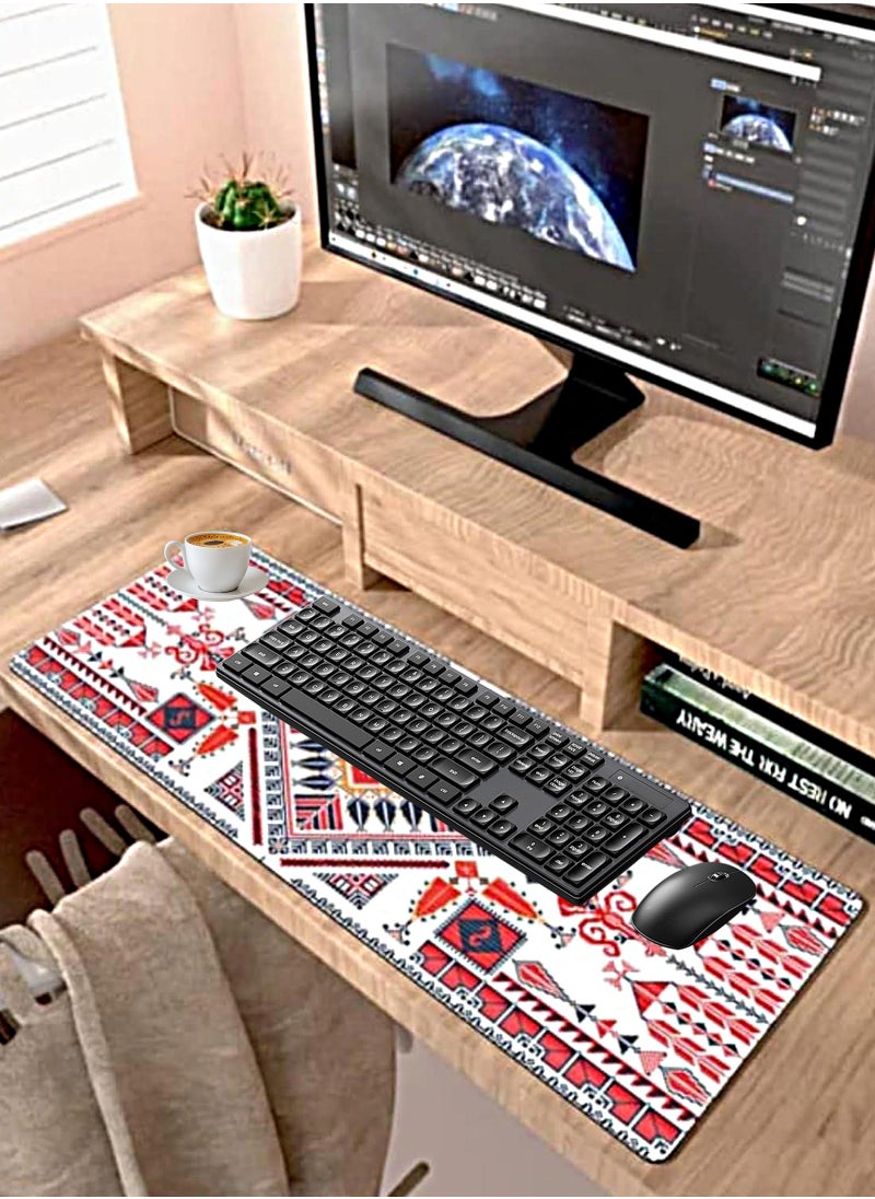 LAIAOCISI Large Thickened Rubber Desk Pad 800 x 300 x 4mm  Waterproof Gaming Mouse Pad Non-Slip Desk Mat  Suitable for Gaming, Office, and Home  - Image 3