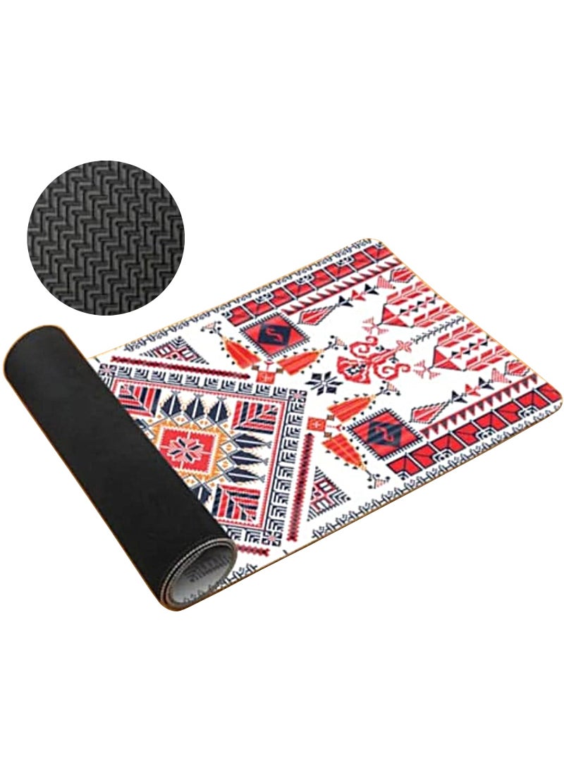 LAIAOCISI Large Thickened Rubber Desk Pad 800 x 300 x 4mm  Waterproof Gaming Mouse Pad Non-Slip Desk Mat  Suitable for Gaming, Office, and Home  - Image 4