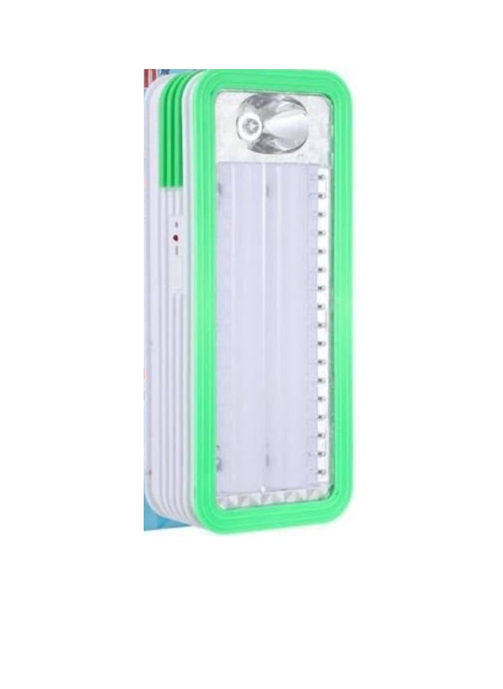 Spaceshoop LED FA-6116 Emergency Light for rechargeable Light Solar Charging (GREEN) 