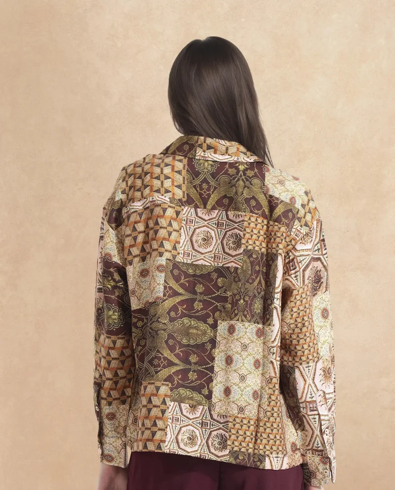 ريريزم Women's Bandana Multi-Printed Shirt