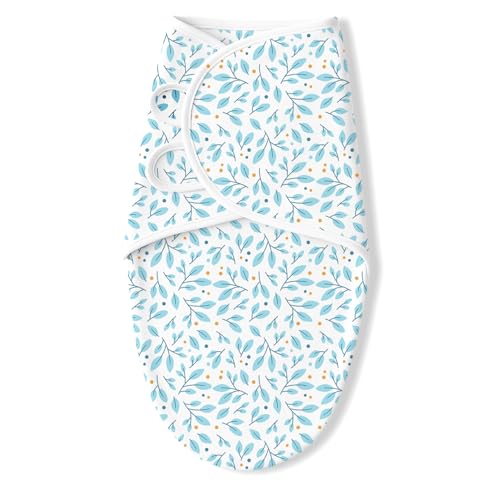 TIDY SLEEP Newborn Baby Swaddle Wrap | 100% Cotton Adjustable Sleep Sack | Soft, Breathable & Lightweight | Velcro Closure for 0-6 Months | Pink Duck - Image 3