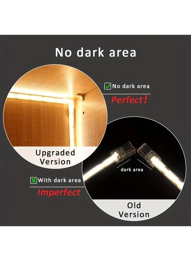 10mm Width 3pin CCT LED Strip Connector Kit With L Shaped And Strip To Strip Connectors - Image 4