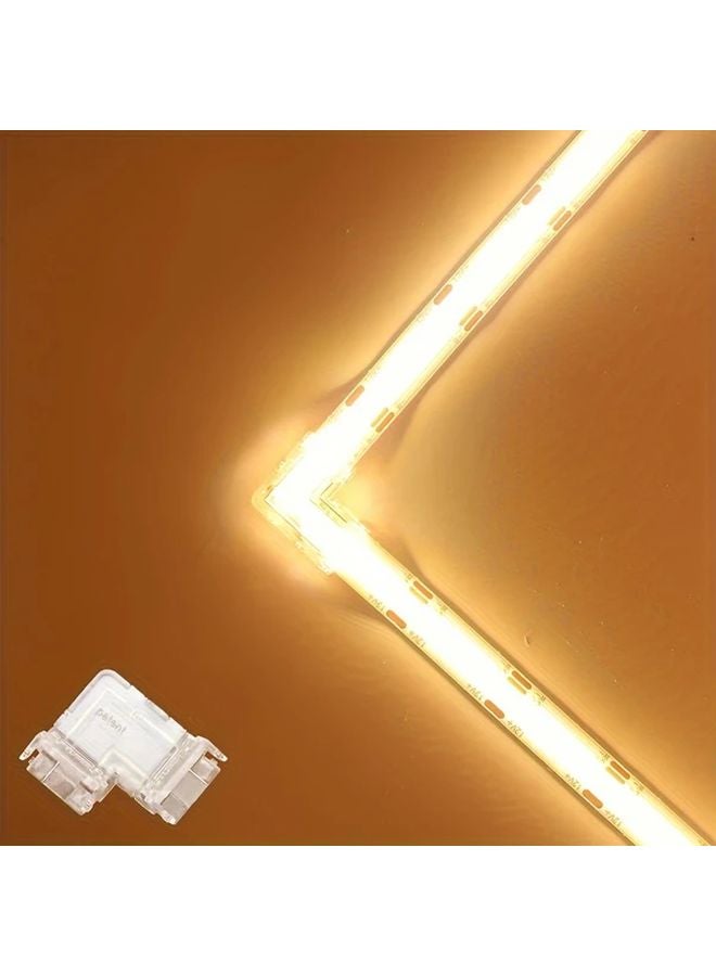 10mm Width 3pin CCT LED Strip Connector Kit With L Shaped And Strip To Strip Connectors - Image 5