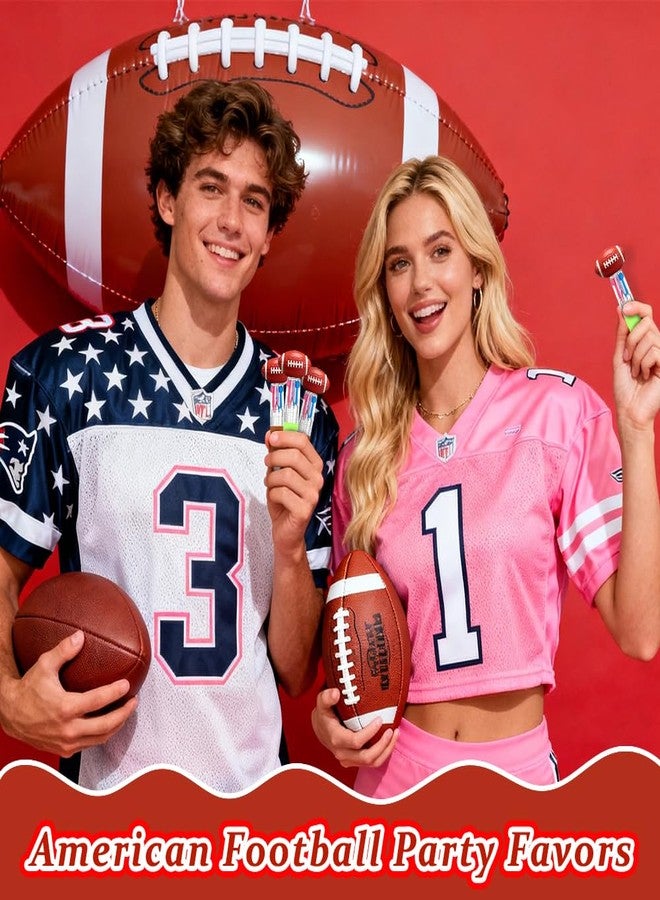 BAISDY 24pcs Football Sport Party Favors Pen Mini Multicolor Pens in One 4-in-1 Fun Pens Bulk - Image 5