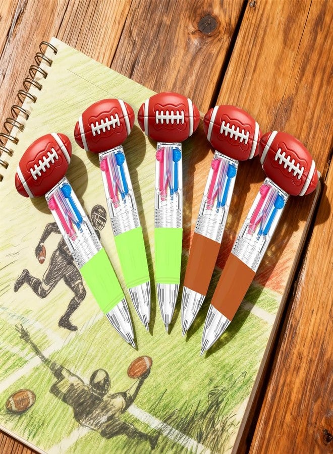BAISDY 24pcs Football Sport Party Favors Pen Mini Multicolor Pens in One 4-in-1 Fun Pens Bulk - Image 4