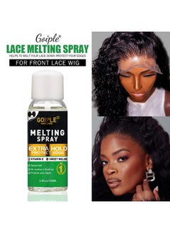 Goiple Lace Melting Spray for GlueLess Wigs Wig Accessory Essentials Kit Lace Front Wig Glue & Remover, Lace Bond Melting Spray Bond Adhesive Wig Glue Spray Wig Kit Lace Melt Lace Glue for Installtion Wigs  - Image 3