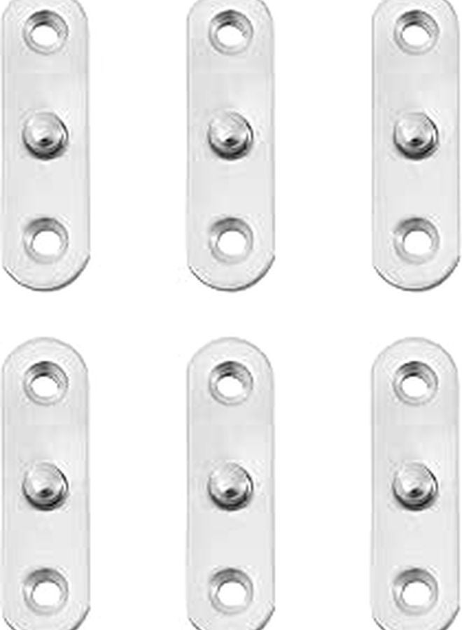 6Pcs Stainless Steel Hidden Pivot Hinges For Small Door And Window Hardware Set - Image 1