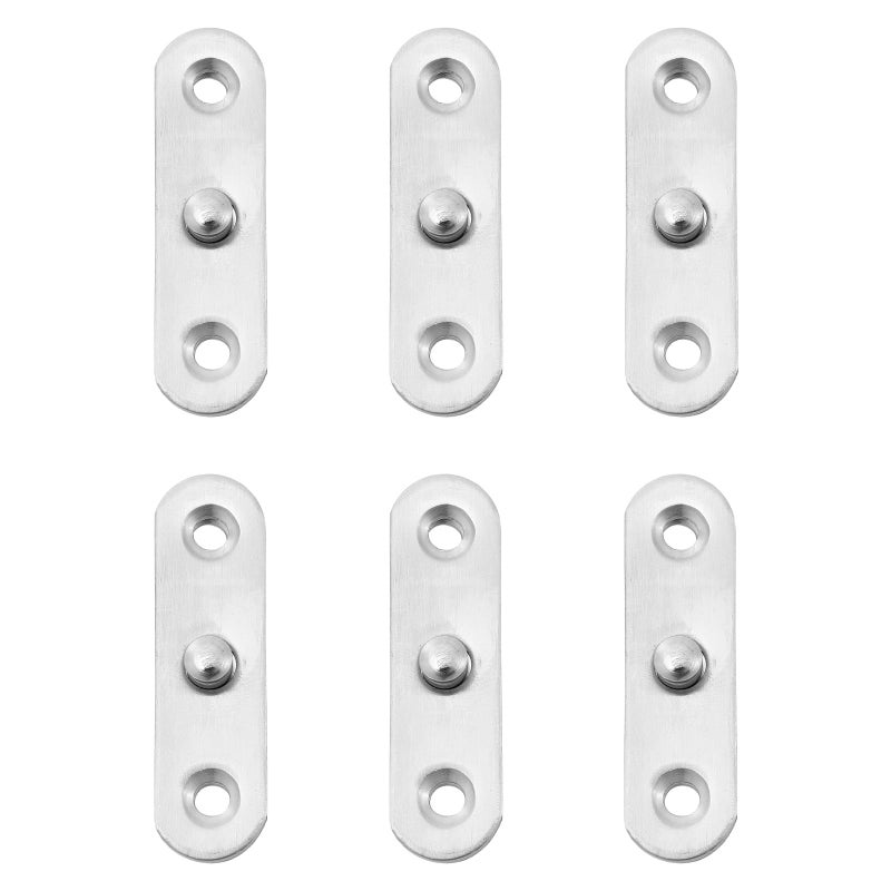 6Pcs Stainless Steel Hidden Pivot Hinges For Small Door And Window Hardware Set - Image 2