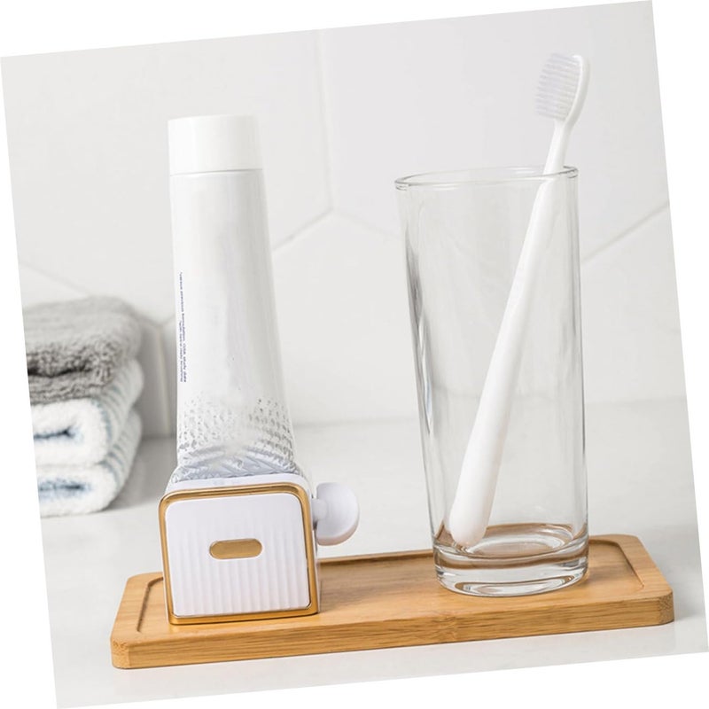 Wall Mounted Toothpaste Dispenser Holder 2 Pack Manual Rolling Squeezer Sturdy Rack For Bathroom - Image 4
