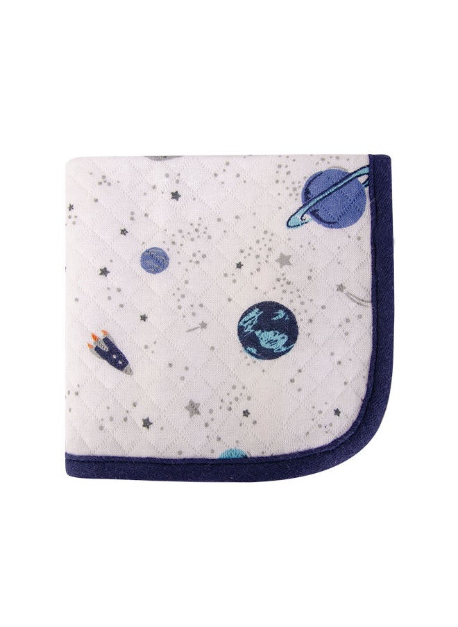 hudson baby 6 Piece Quilted Washcloths Space  - Image 4