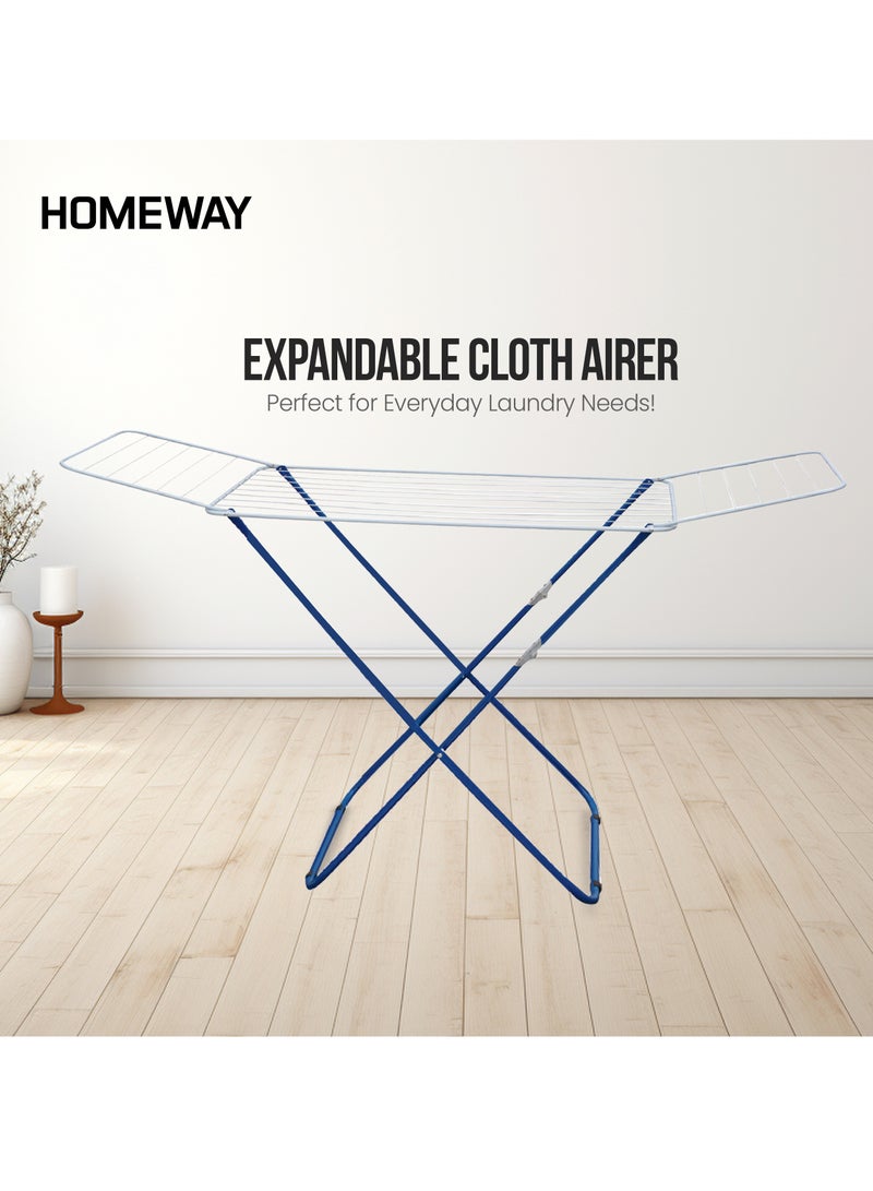 Homeway 18M Aluminium Cloth Dryer – Heavy Duty, Foldable, Outdoor/Indoor Clothes Drying Rack - Image 1