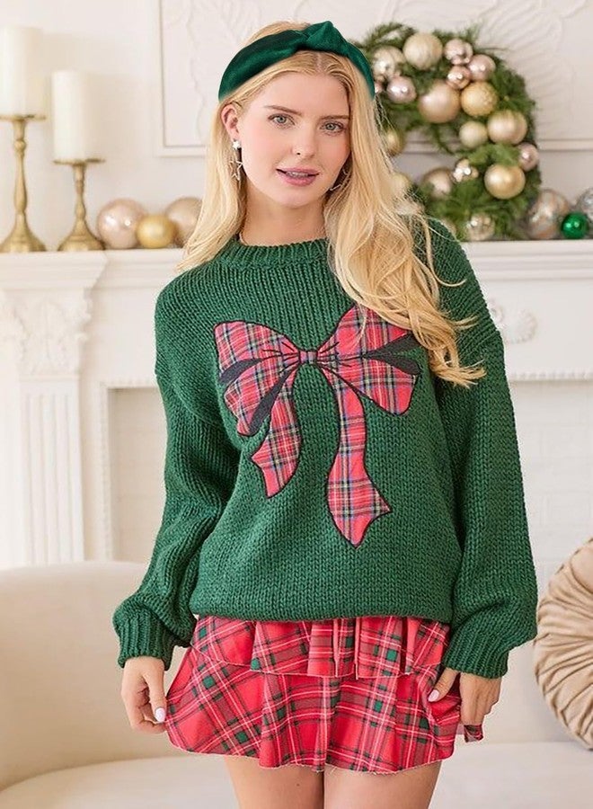 هواتشي عصابات رأس هواتشي لعيد الميلاد للنساء والفتيات، عصابة رأس على شكل عقدة علوية، عصابات رأس مخملية حمراء وخضراء معقودة، إكسسوارات شعر نسائية، عصابات شعر عصرية للعطلات، عمامة، هدايا عيد الميلاد - Image 5