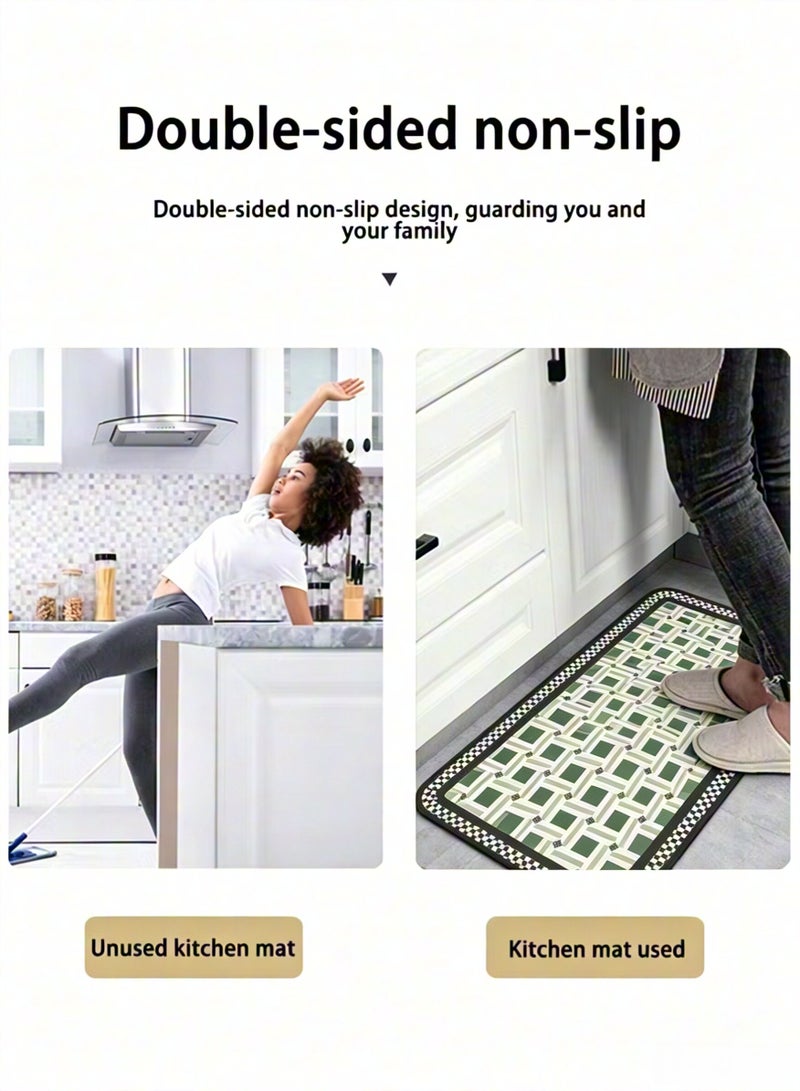 Aimayapet 2PCS Kitchen Mats Kitchen Rugs Set Non-Slip Waterproof Kitchen Mats xtra Soft and Absorbent Floor Mats Quick Drying Standing Mat for Kitchen, Bath, Office, Laundry(40*60cm+40*120cm) - Image 5