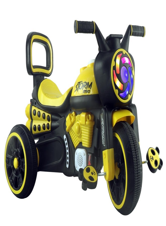 Joyride Storm 250 Bike Pedal Tricycles for Kids 1 to 3 Years| Kids Cycle with Musical Horn, Lights, EVA Wheels | Baby Cycle |Fun Outdoor Trike for Kids for 2 Years |4 Colors (Yellow) - Image 5