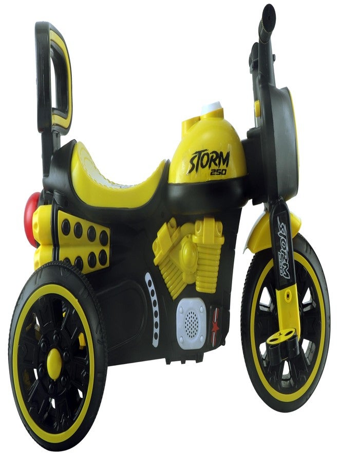 Joyride Storm 250 Bike Pedal Tricycles for Kids 1 to 3 Years| Kids Cycle with Musical Horn, Lights, EVA Wheels | Baby Cycle |Fun Outdoor Trike for Kids for 2 Years |4 Colors (Yellow) - Image 3