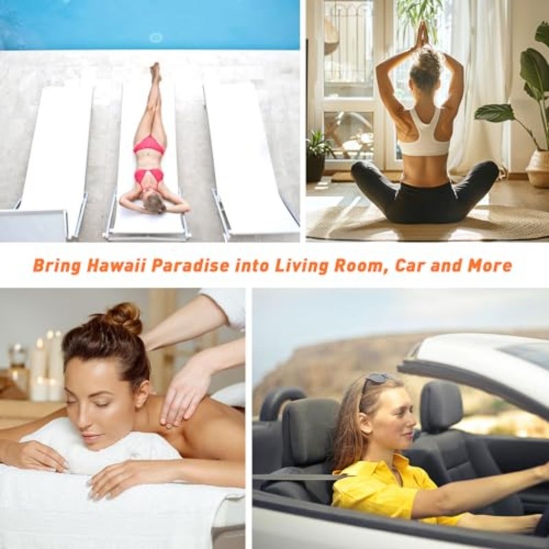 زيت عطر هاواي، مجموعة الزيوت العطرية المعطرة 10 مل × 6، روائح الشموع لصنع الشموع، صناعة الصابون، روائح الزيوت المنعشة، نسيم المحيط، جوز الهند الشاطئي، ركوب الأمواج البارد والمزيد - Image 5