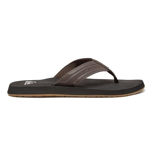 Quiksilver Men's Monkey Wrench 3 Point Sandal, Brown/Black/Brown, 7 M US - Image 2