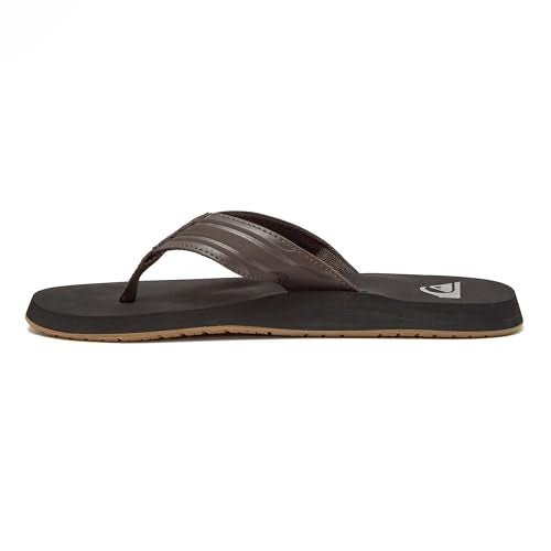 Quiksilver Men's Monkey Wrench 3 Point Sandal, Brown/Black/Brown, 7 M US - Image 3