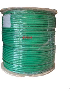 65 Meters Green Satellite Dish Antenna Cable Rg6 U6 64 Wire Thick For Outdoor Environment
