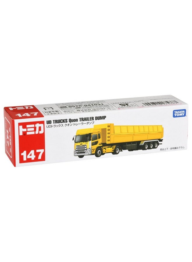 Tomica Long Type Tomica No. 147 UD Tracks Quon Trailer Dump - Image 2