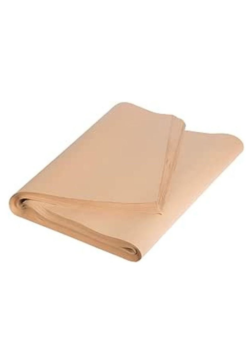 ورق تغليف هدايا 20 قطعة 70x50 سم بني - Image 1