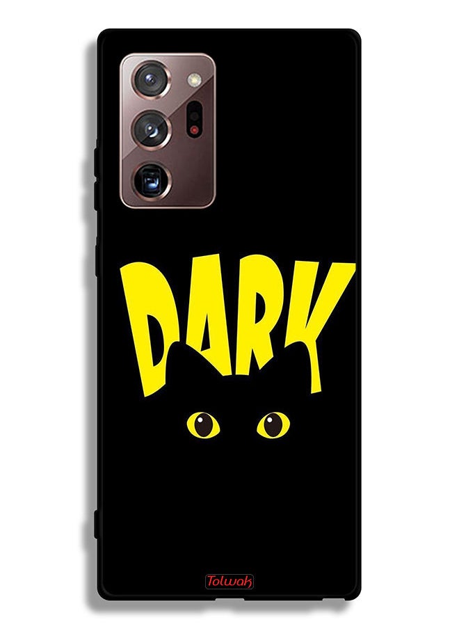 Tolwak - Samsung Galaxy Note 20 Ultra Protective Case Cover Dark Cat - Image 1