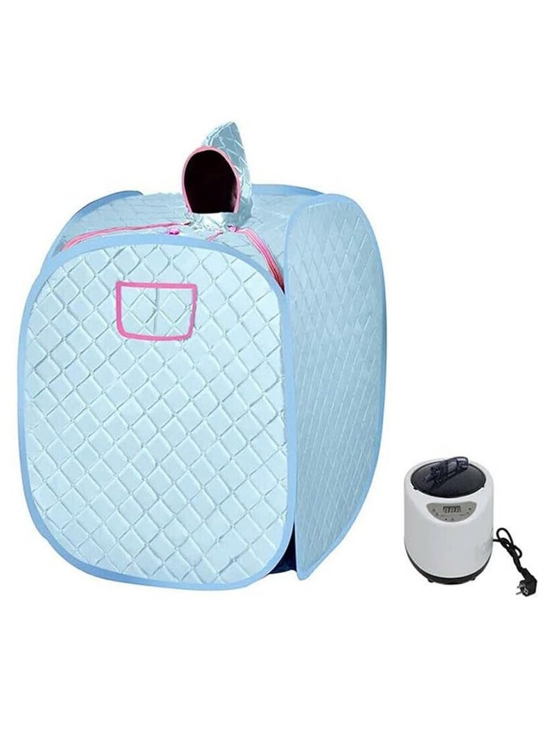 DubaiGallery صندوق البخار، تخفيف التوتر بخار ساونا محمول مقاوم للماء للاستخدام المنزلي أو في صالة الألعاب الرياضية - Image 4