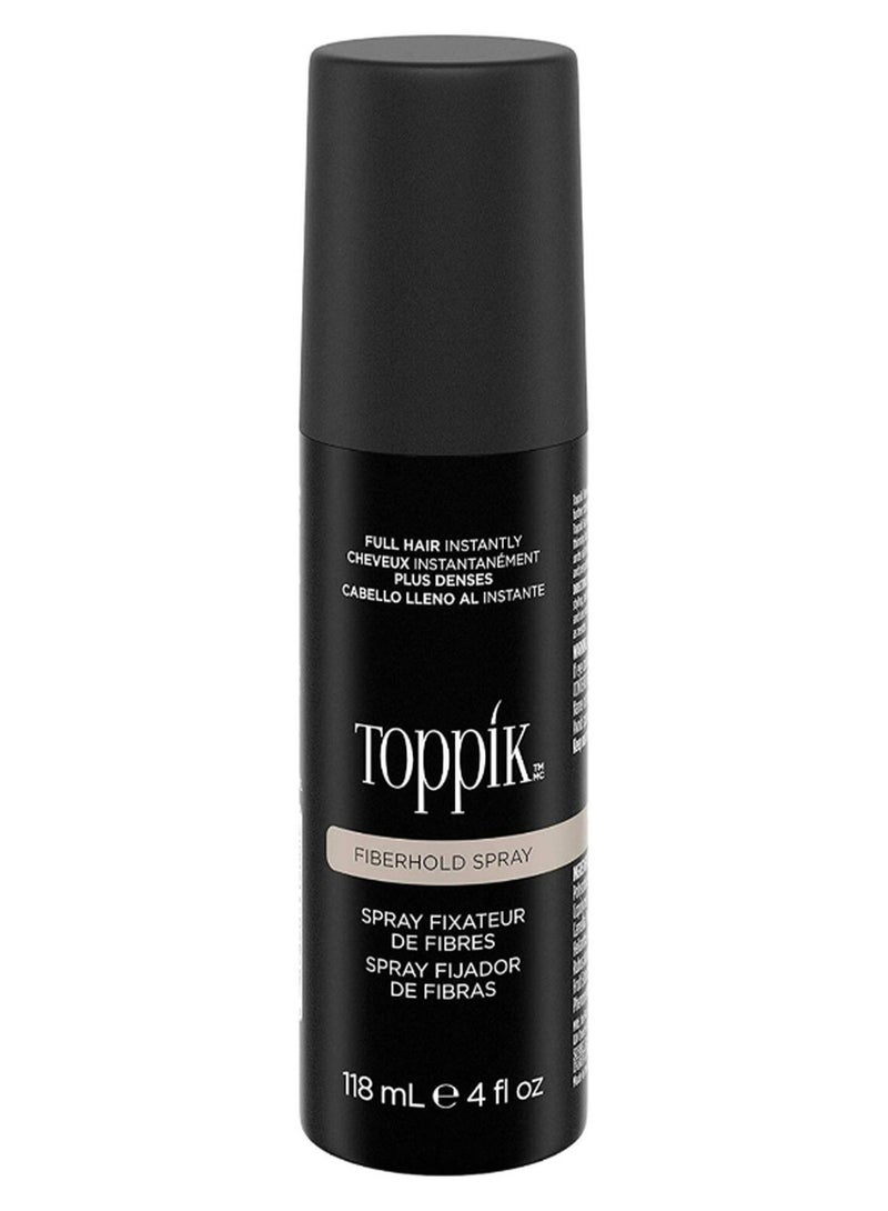 Toppik Hair Building Fibers Instant Hair Concealer for Thinning Hair, Hair Fiber for Men & Women, Texture Powder with Natural Keratin, Long-Lasting Hair Color - Dark Brown 27.5grams & Hair Fattener Advanced Thickening Hair Serum 95ml 95ml & Fiber Hold Spray Precision Mist to Lock Hair Fibers in Place, Water-Resistant, Long-Lasting Styling Solution, Perfect Hair Holding Solution for Men & Women – 118ml Bundle - Image 4