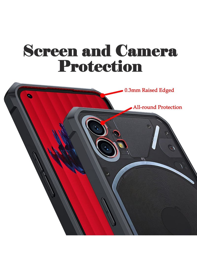 Suitable for Nothing Phone 2 Case with screen protector 6.7-inch TPU Shockproof Airbag Transparent Protective Cover  - Image 3