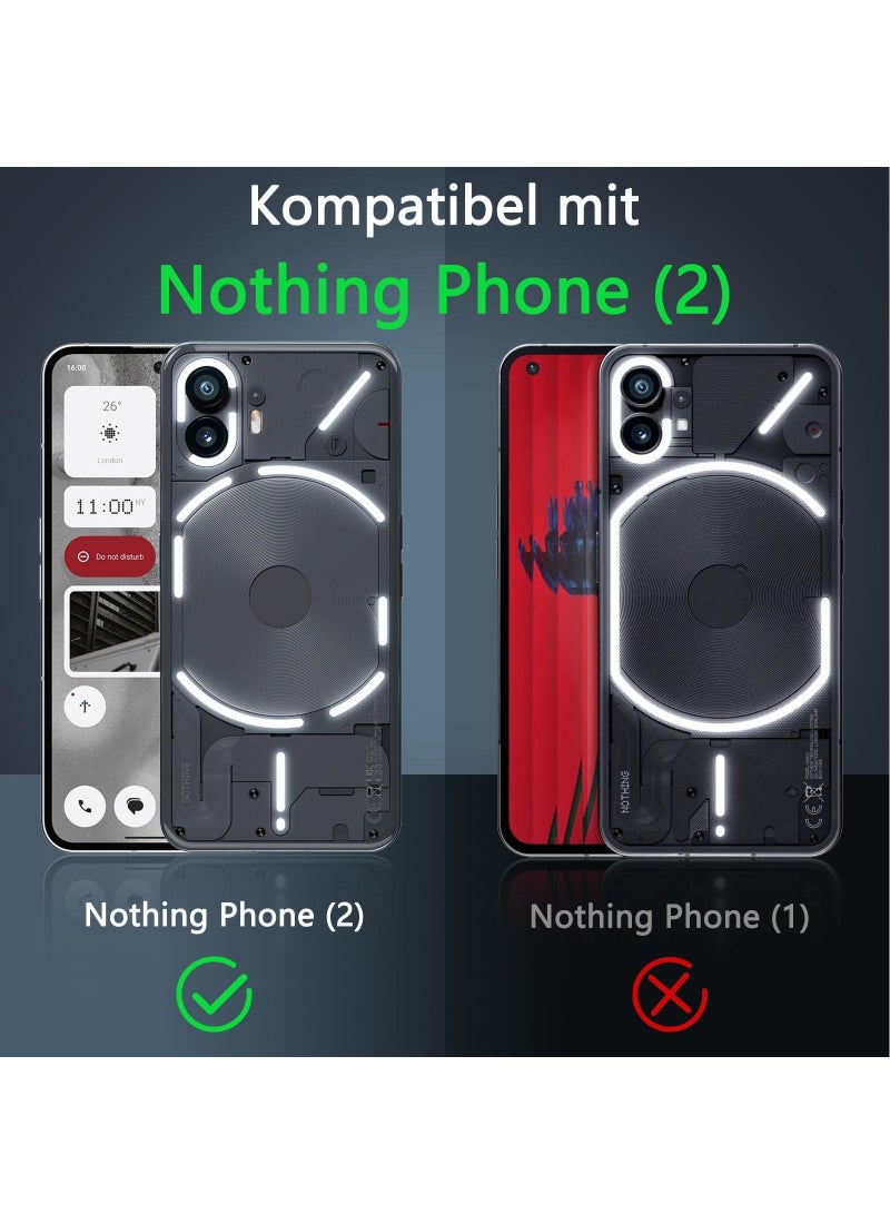 Suitable for Nothing Phone 2 Case with screen protector 6.7-inch TPU Shockproof Airbag Transparent Protective Cover  - Image 2