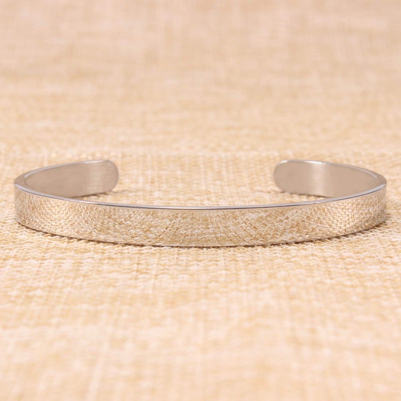 Btysun Inspirational Bracelets for Women Friend Bracelets Cuff Bangle Personalized Mantra Quotes Engraved Jewelry Women Gifts for Christmas - Image 5