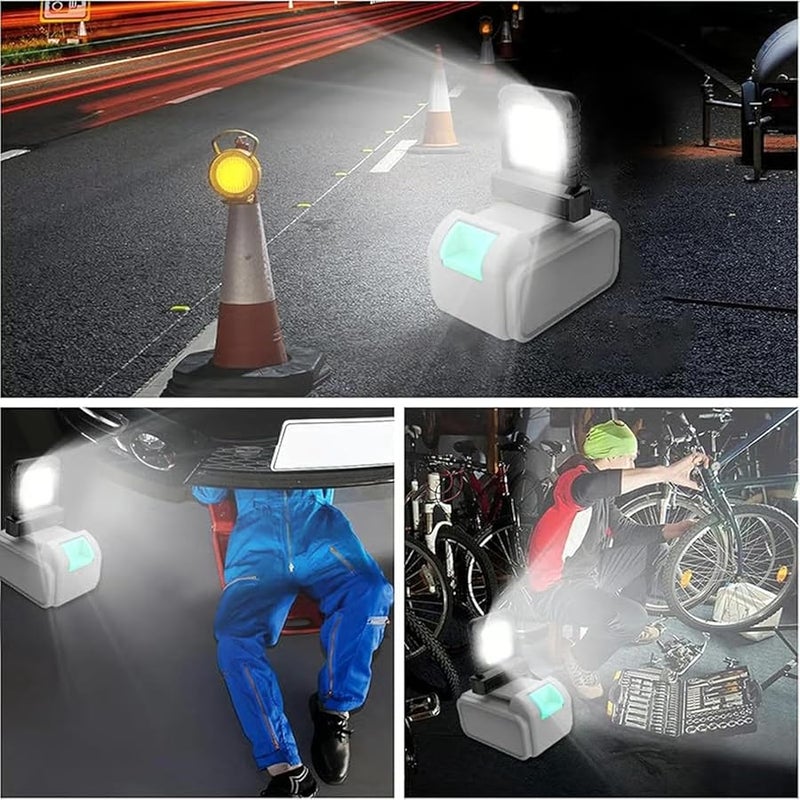 Orange LED Work Light 21V High Brightness Adjustable Plug For Garage Workshop - Image 5